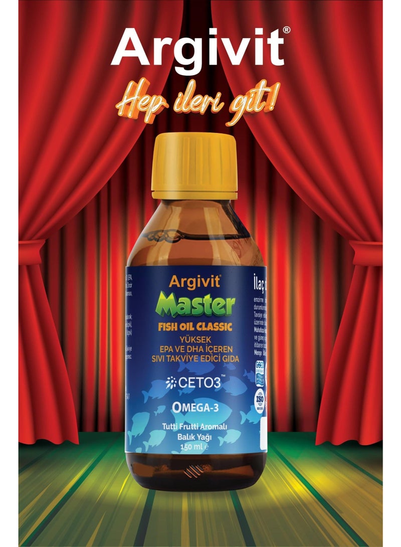 Argivit Master High Potency EPA DHA Omega-3 Liquid Fish Oil - Image 3
